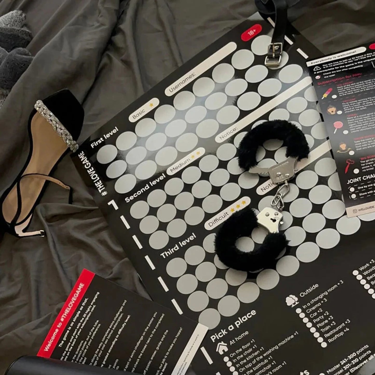 169 Love Tasks Scratch Off Poster