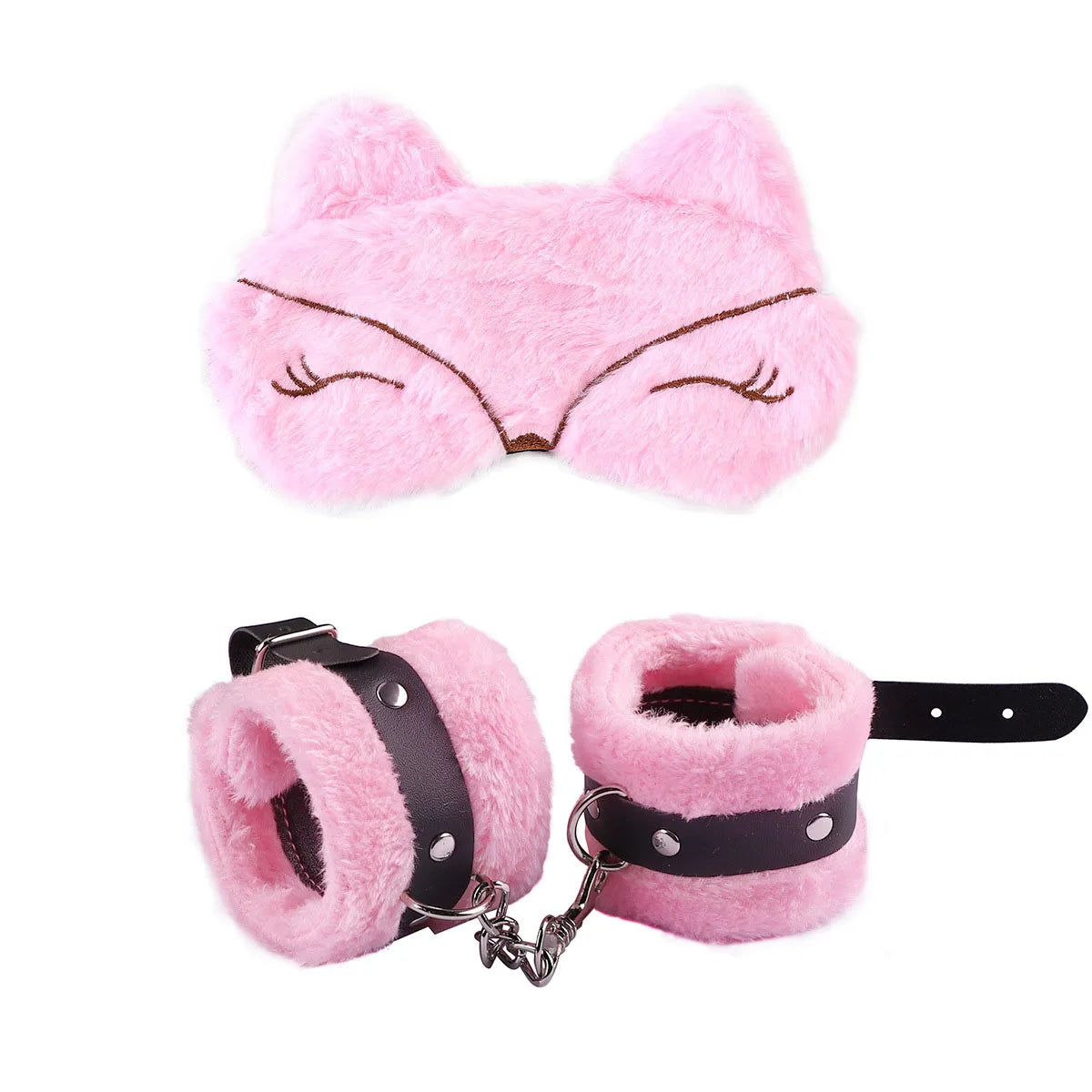 Blindfold & Handcuff Bundle