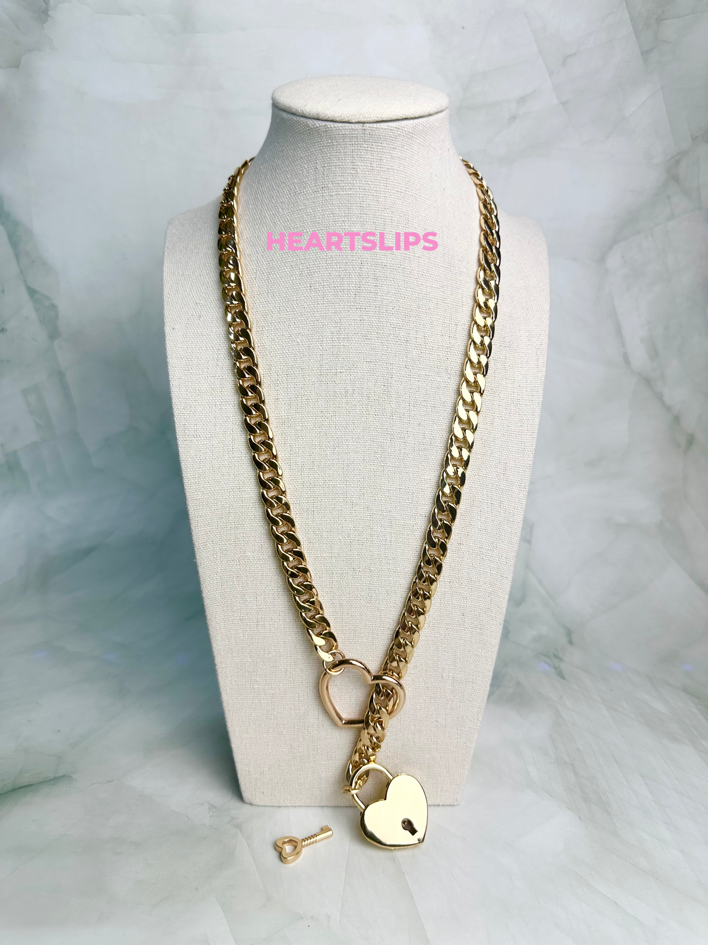 Curb Lock & Key Slip Chain